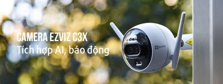 Camera IP Wifi 2MP Ezviz C3X tích hợp AI