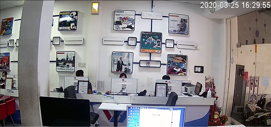 Hình ảnh test camera Wifi dùng pin VANTECH thực tế tại Kflow